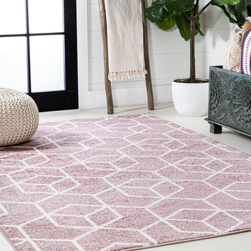 Tumbling Blocks Modern Geometric Area Rug